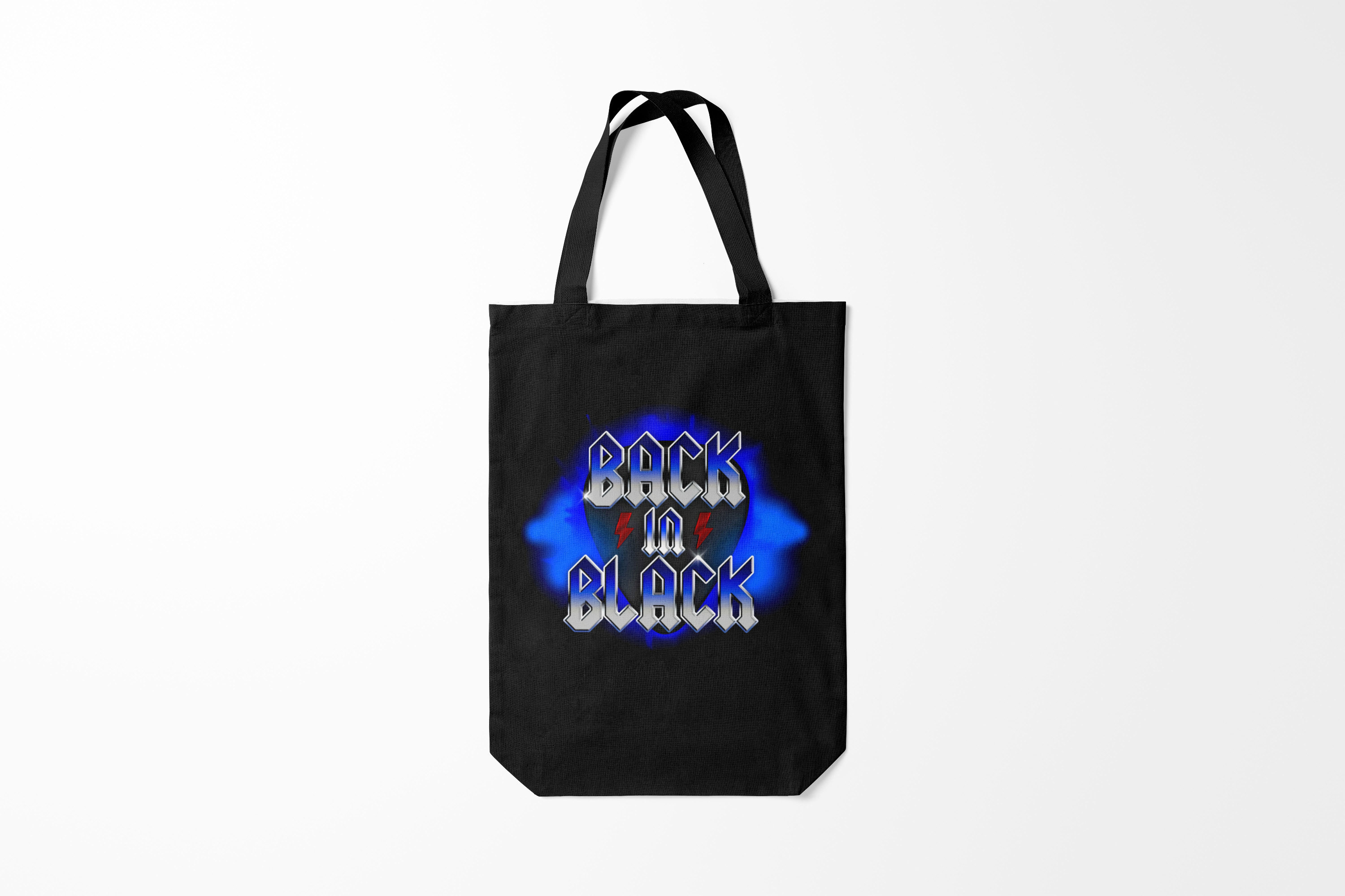 

Сумка шoппер унисекс Burnettie AC/DC BACK in BLACK, черный, AC/DC BACK in BLACK