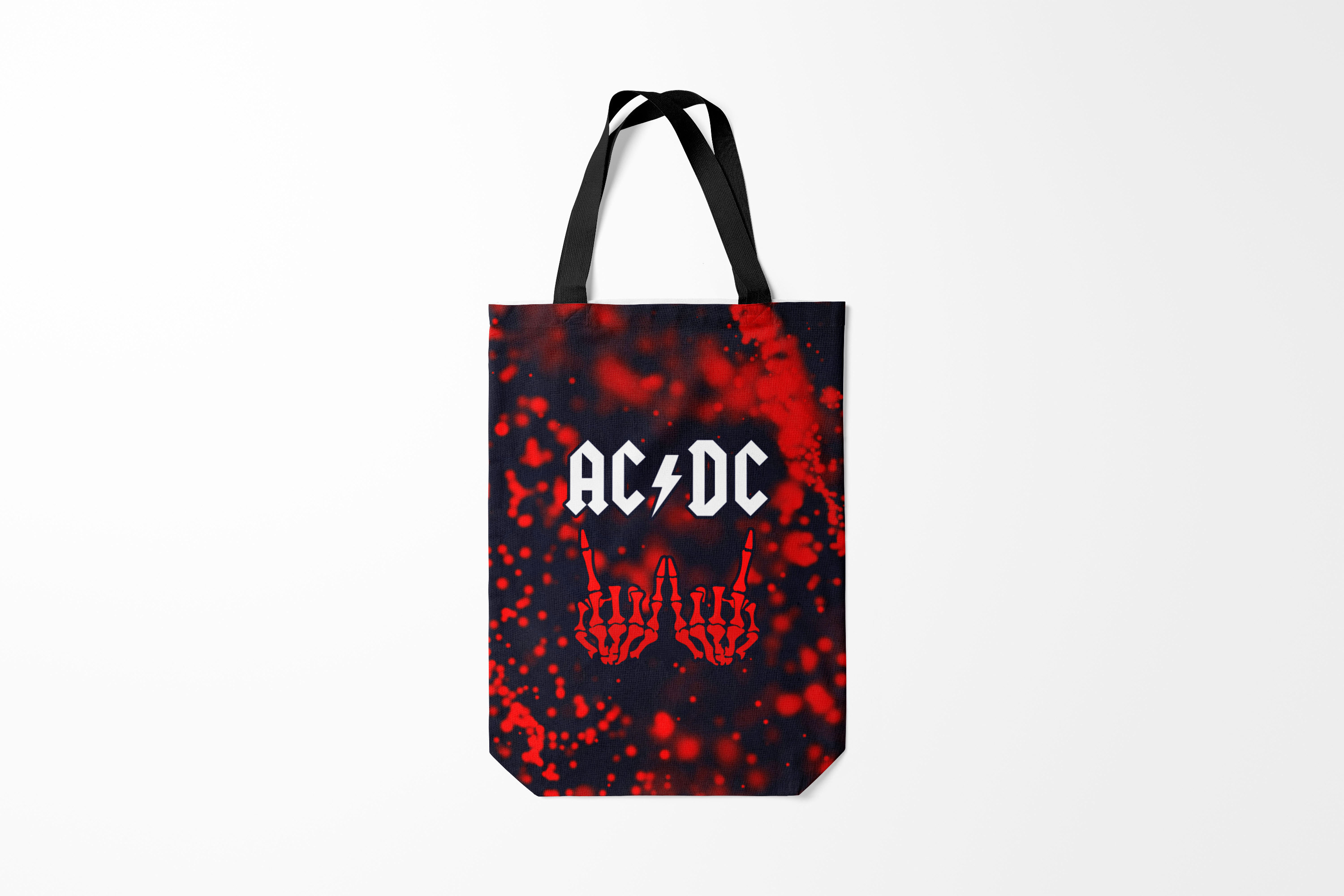 

Сумка шoппер унисекс Burnettie AC/DC AC DС, черный, AC/DC AC DС