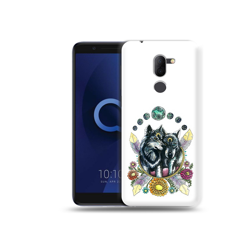 

Чехол MyPads Tocco для Alcatel 3X красивые волки абстракция (PT112114.674.408), Прозрачный, Tocco