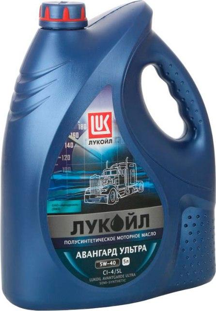 Моторное масло Lukoil Авангард Ультра CI-4/SL Semi-Synthetic 5W40 5 л