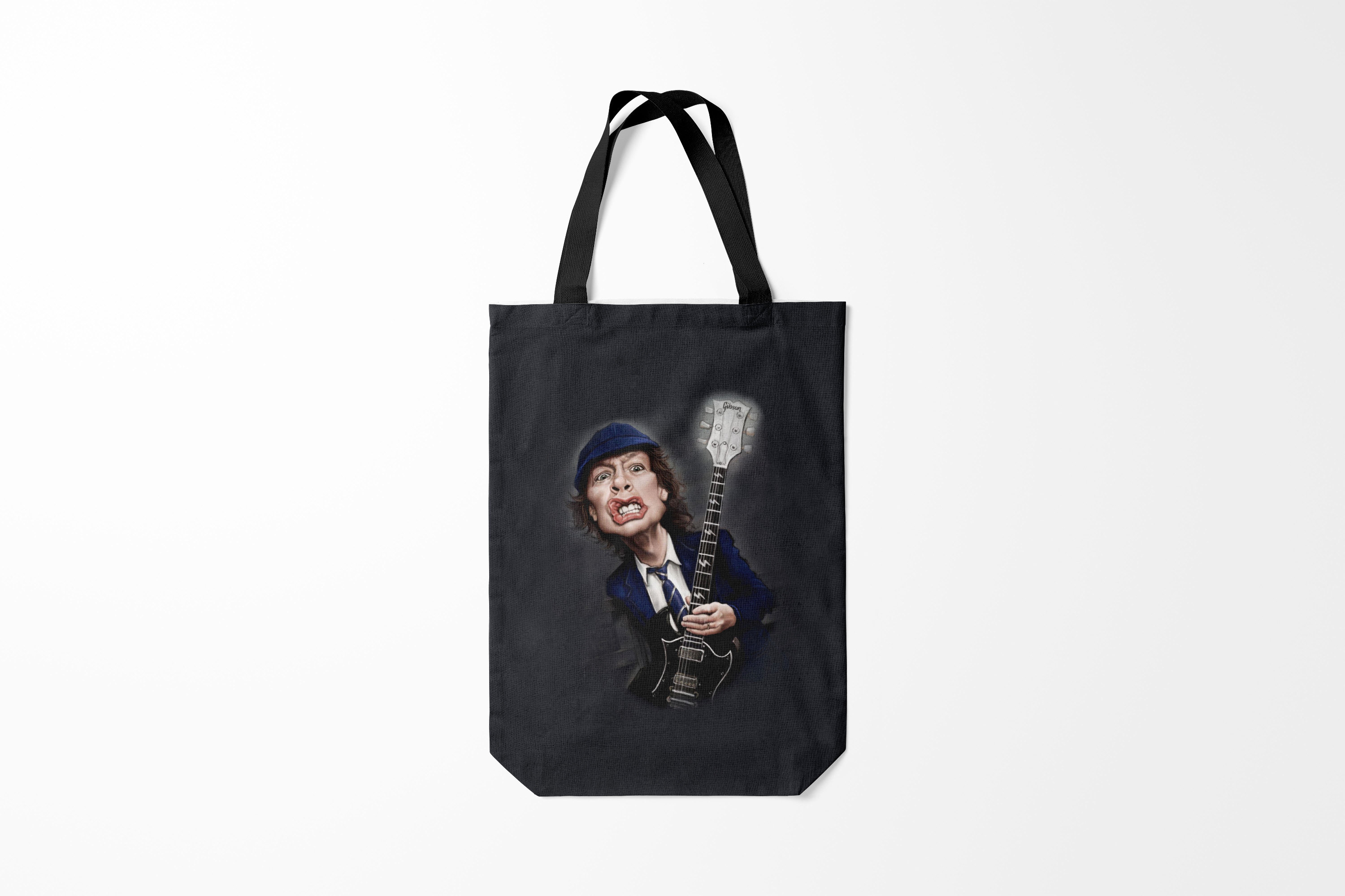 

Сумка шoппер унисекс Burnettie AC/DC, серый, AC/DC