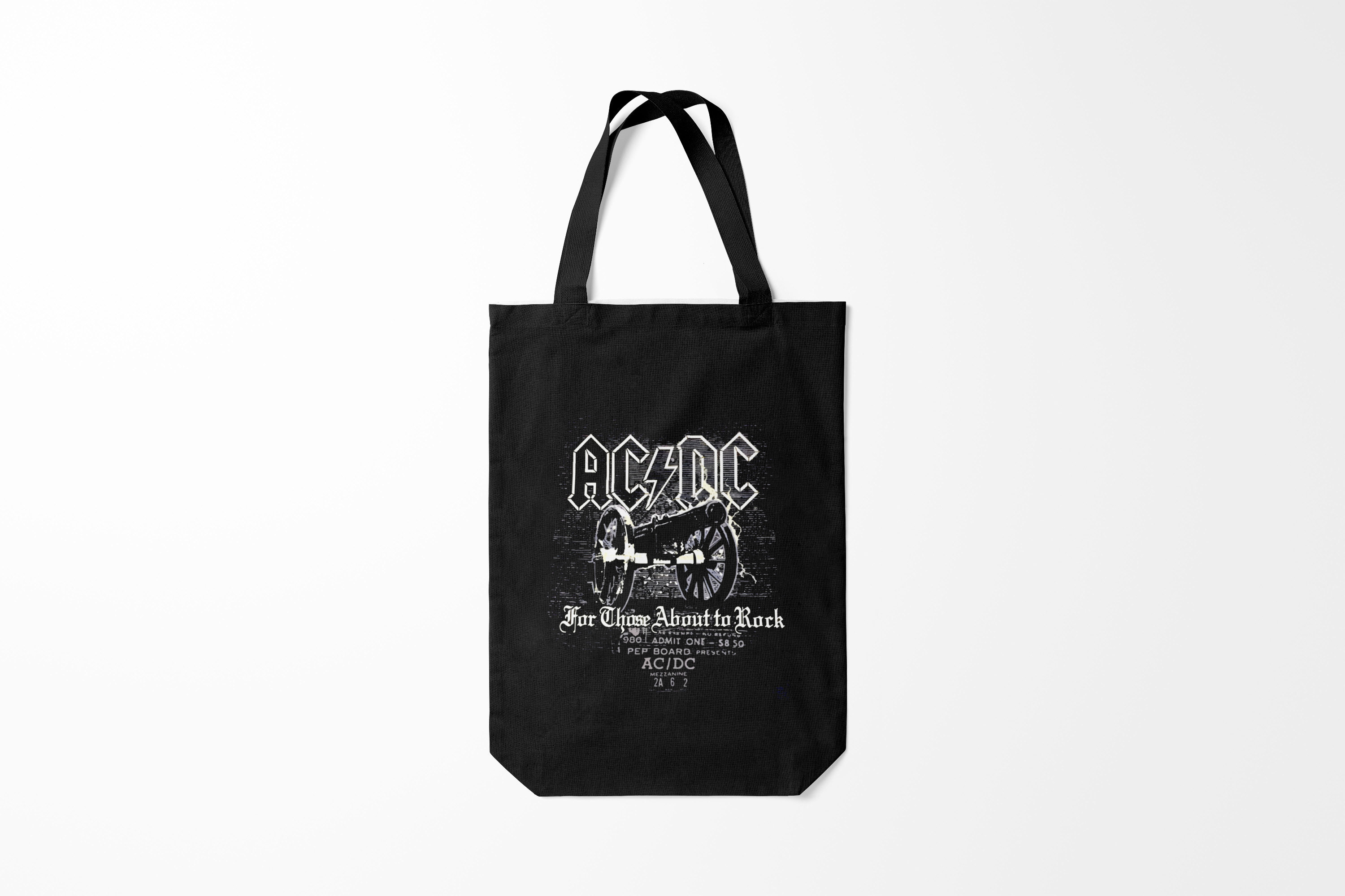 

Сумка шoппер унисекс Burnettie AC/DC, черный, AC/DC