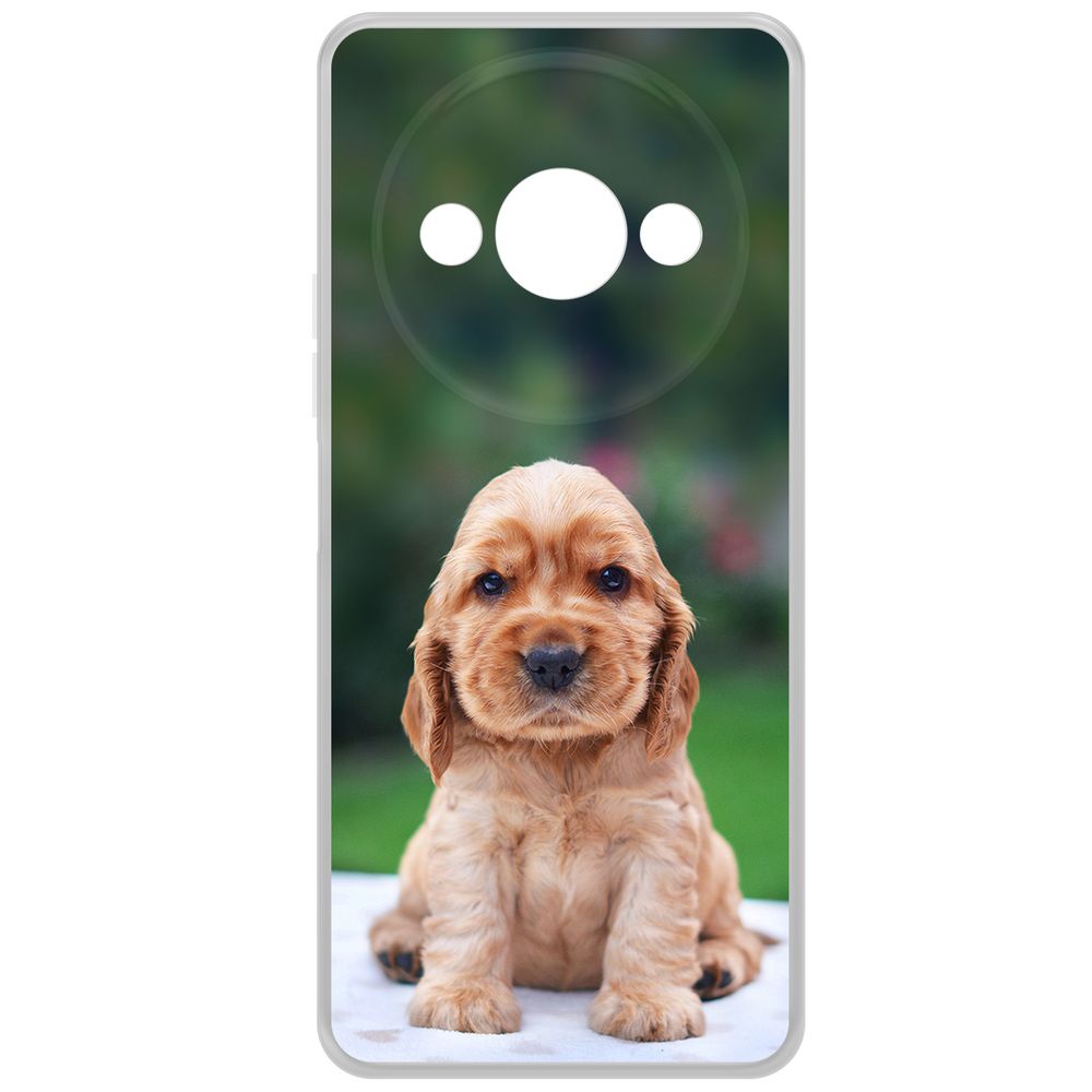 

Чехол-накладка Krutoff Clear Case Щенок кокер-спаниеля для Xiaomi Poco C61, Прозрачный