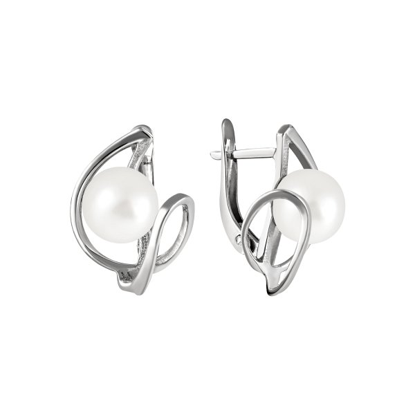 

Серьги из серебра TEO MAORI 8290-5-267, жемчуг культивированный, 8290-5-267