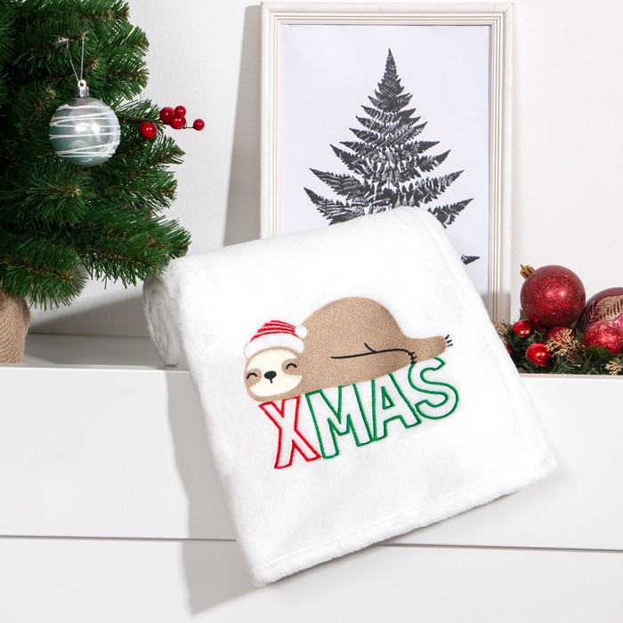 

Плед Этель Xmas, 85х100см, велсофт