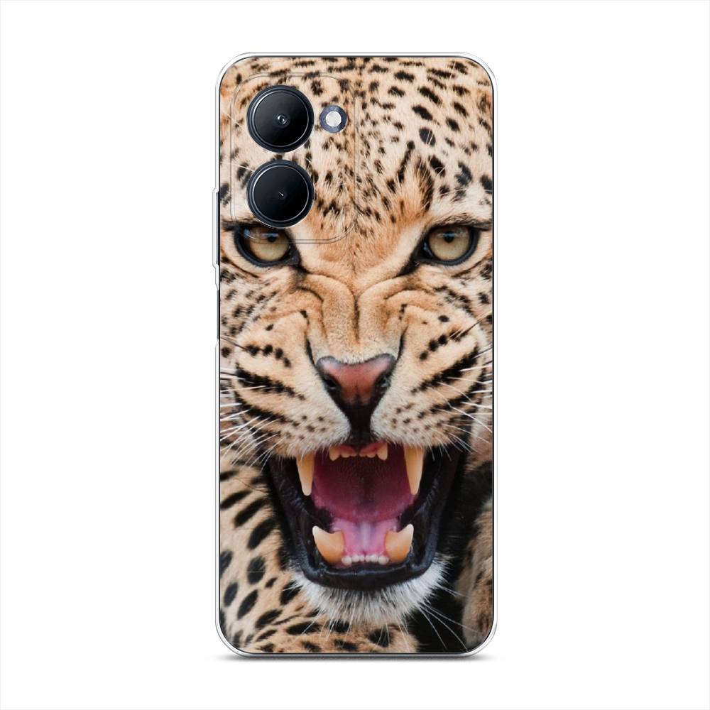 

Чехол для Realme C33 "Леопард 3d", Бежевый;черный, 2511350-6