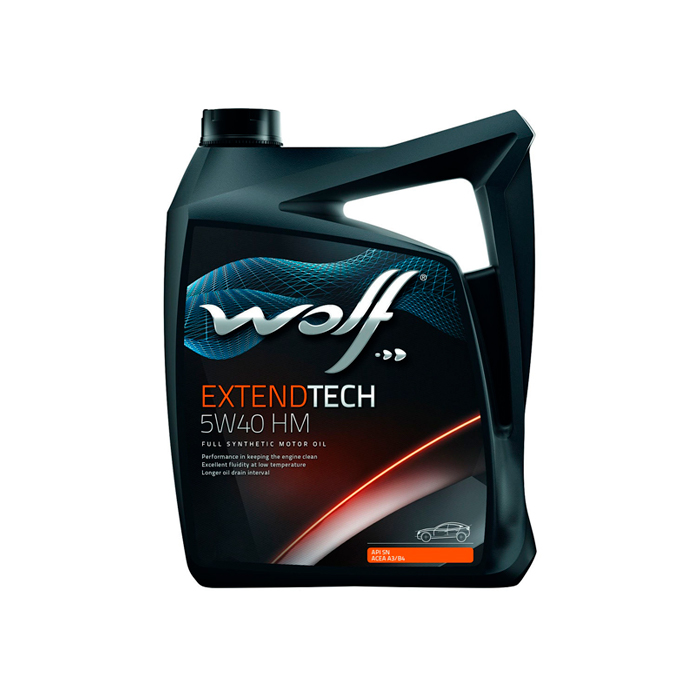 

Моторное масло Wolf Extendtech HM 5W40 5 л