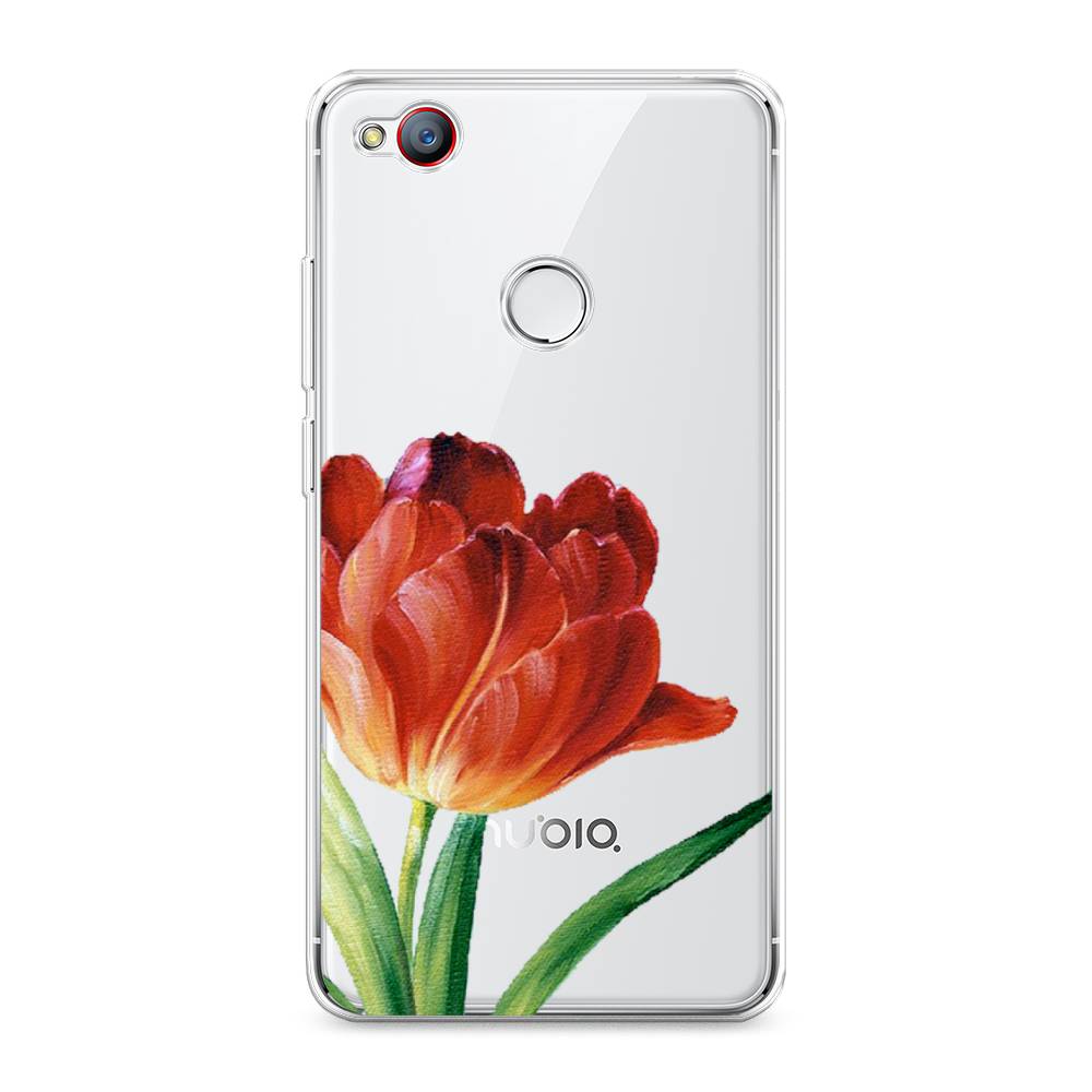 

Чехол Awog на ZTE Nubia Z11 / ЗТЕ Нубиа Z11 "Красный тюльпан", 131750-8