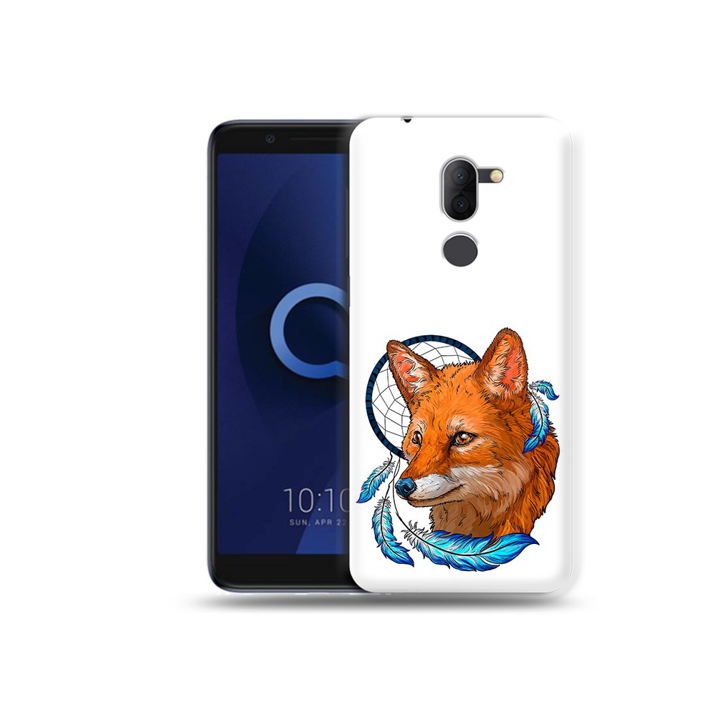 

Чехол MyPads Tocco для Alcatel 3X лиса и ловец снов (PT112114.674.438), Прозрачный, Tocco