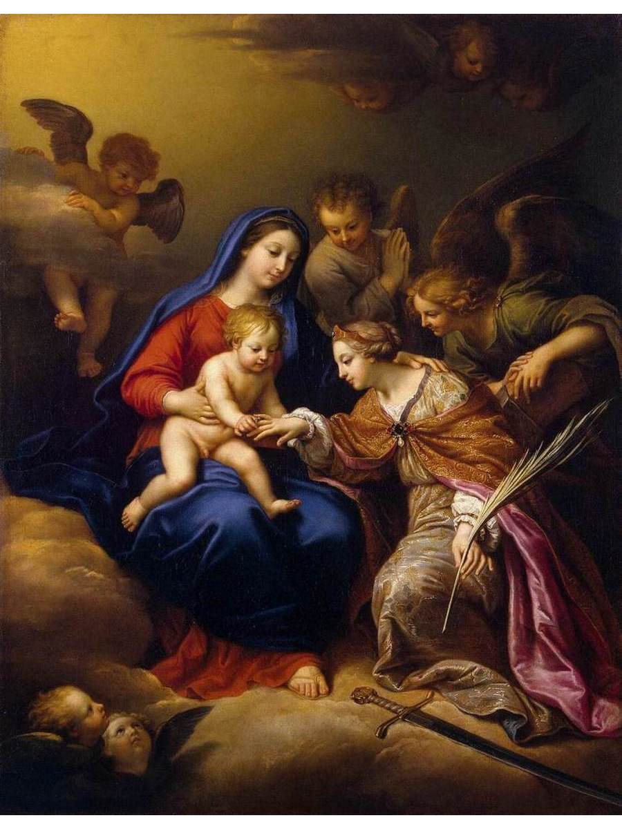 

Постер DRABS A2 Миньяр Пьер Mystic Marriage of St Catherine