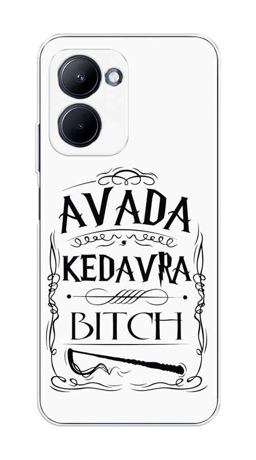 

Чехол на Realme C33 "Avada kedavra bitch", Белый;серый;черный, 2511350-6