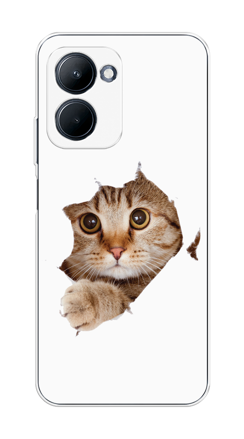 

Чехол на Realme C33 "Кот и бумага", Белый;коричневый, 2511350-1