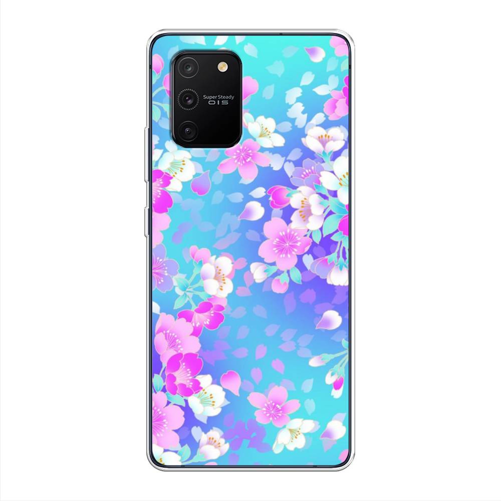 

Чехол Awog на Samsung Galaxy A91/S10 Lite "Яблоневые цветы", Разноцветный, 29950-8