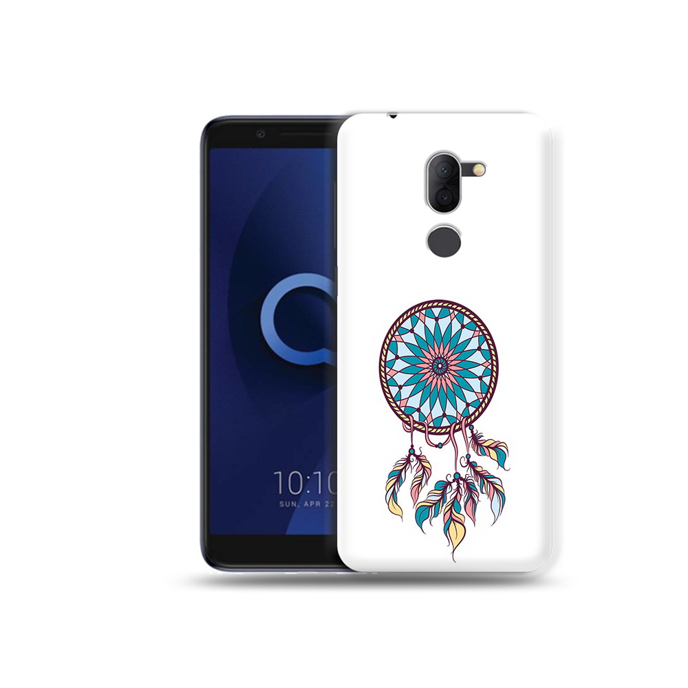 

Чехол MyPads Tocco для Alcatel 3X ловец снов синий (PT112114.674.443), Прозрачный, Tocco
