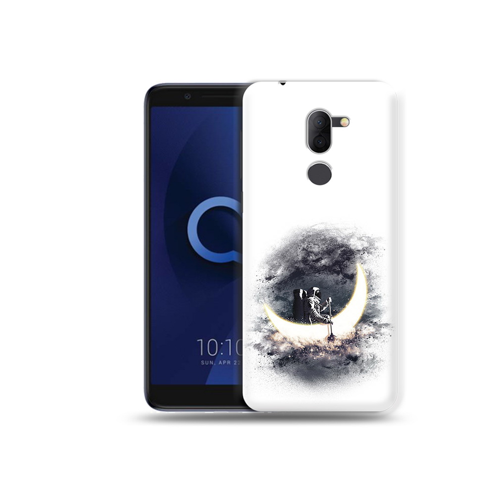 

Чехол MyPads Tocco для Alcatel 3X лунный путешественник (PT112114.674.448), Прозрачный, Tocco