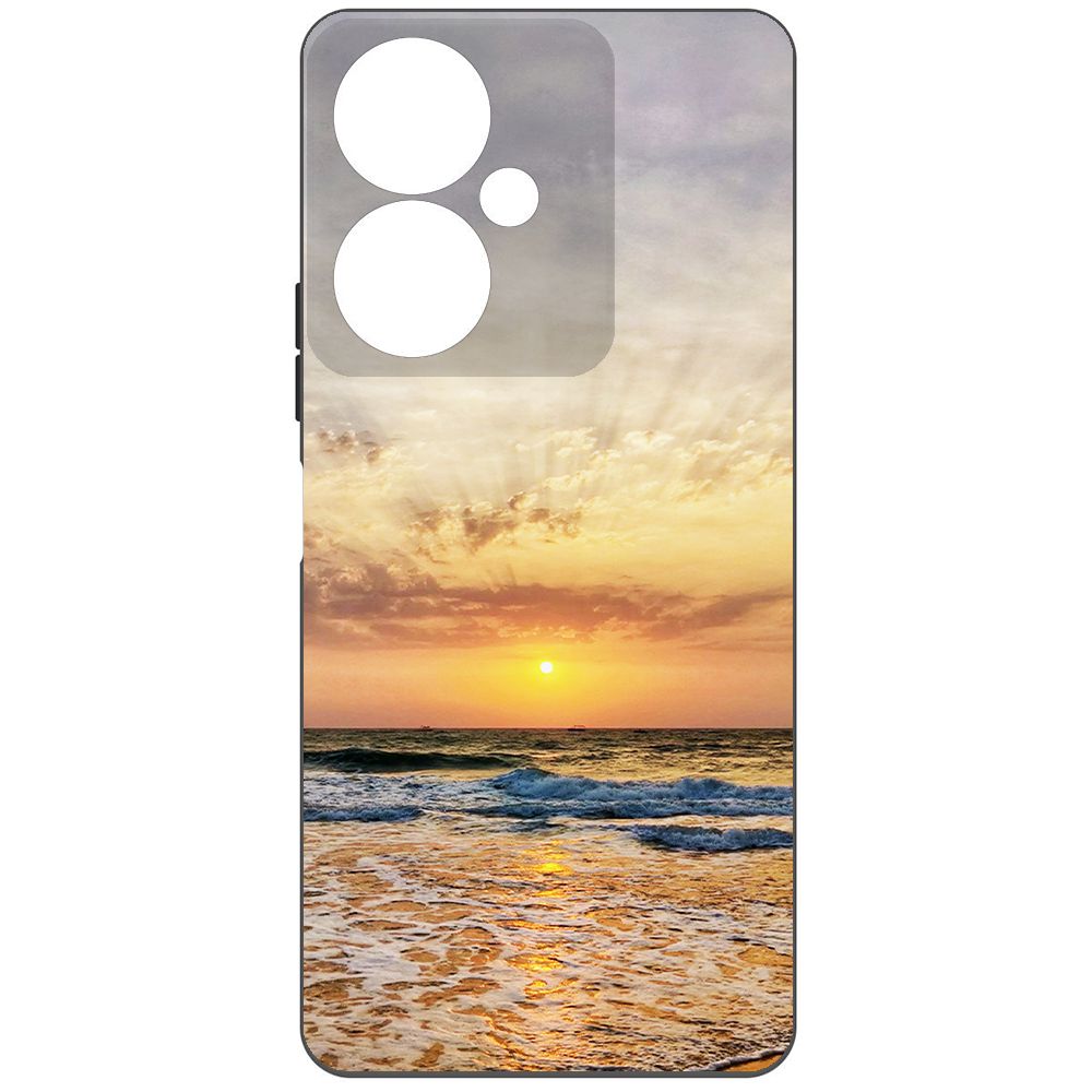 

Чехол-накладка Krutoff Soft Case Индия, Пляжи Гоа для Vivo Y27 4G черный
