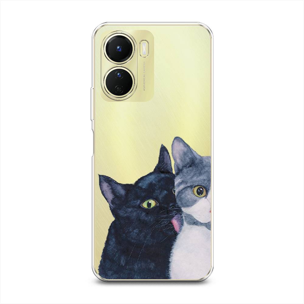 

Чехол Awog на Vivo Y16 "Кошачья любовь", Синий, 267850-1