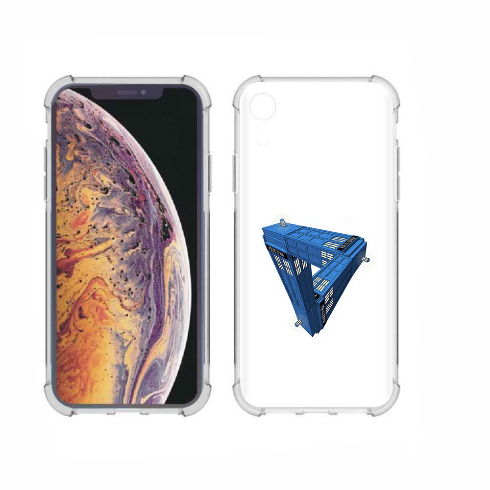 

Чехол MyPads Tocco для Apple iPhone XR головолока абстракция, Прозрачный, Tocco