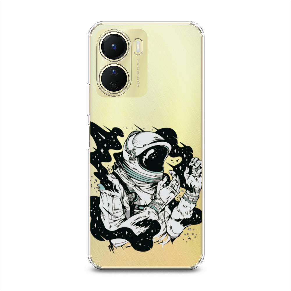 

Чехол Awog на Vivo Y16 "Космонавт арт", Черный;бежевый;белый, 267850-7