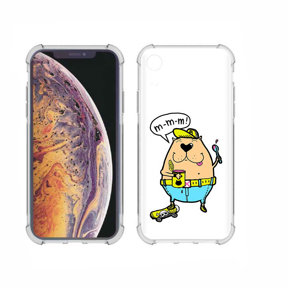 

Чехол MyPads Tocco для Apple iPhone XR Бобр, Прозрачный, Tocco