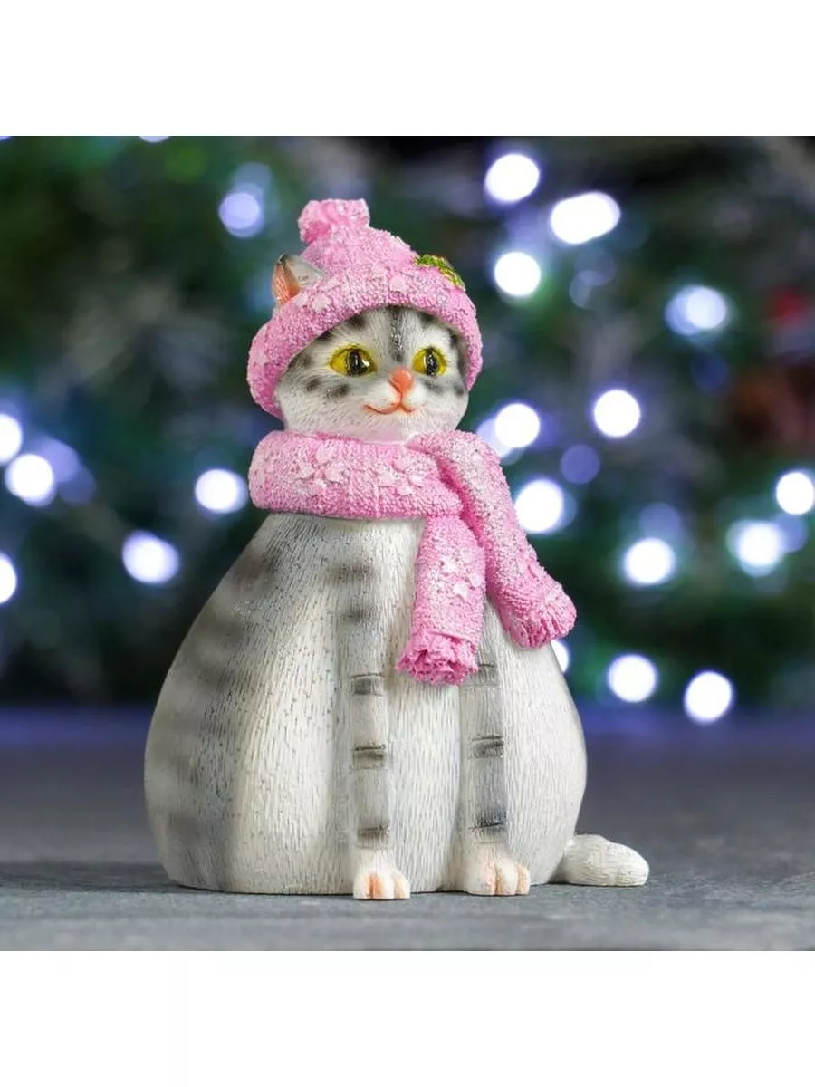 

Копилка "Кошка Шарлотта" серая, 10х10х15см