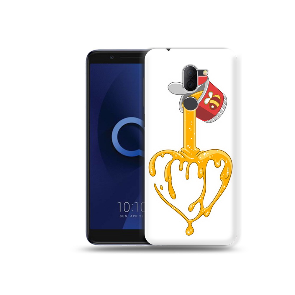 

Чехол MyPads Tocco для Alcatel 3X медовое сердце (PT112114.674.471), Прозрачный, Tocco