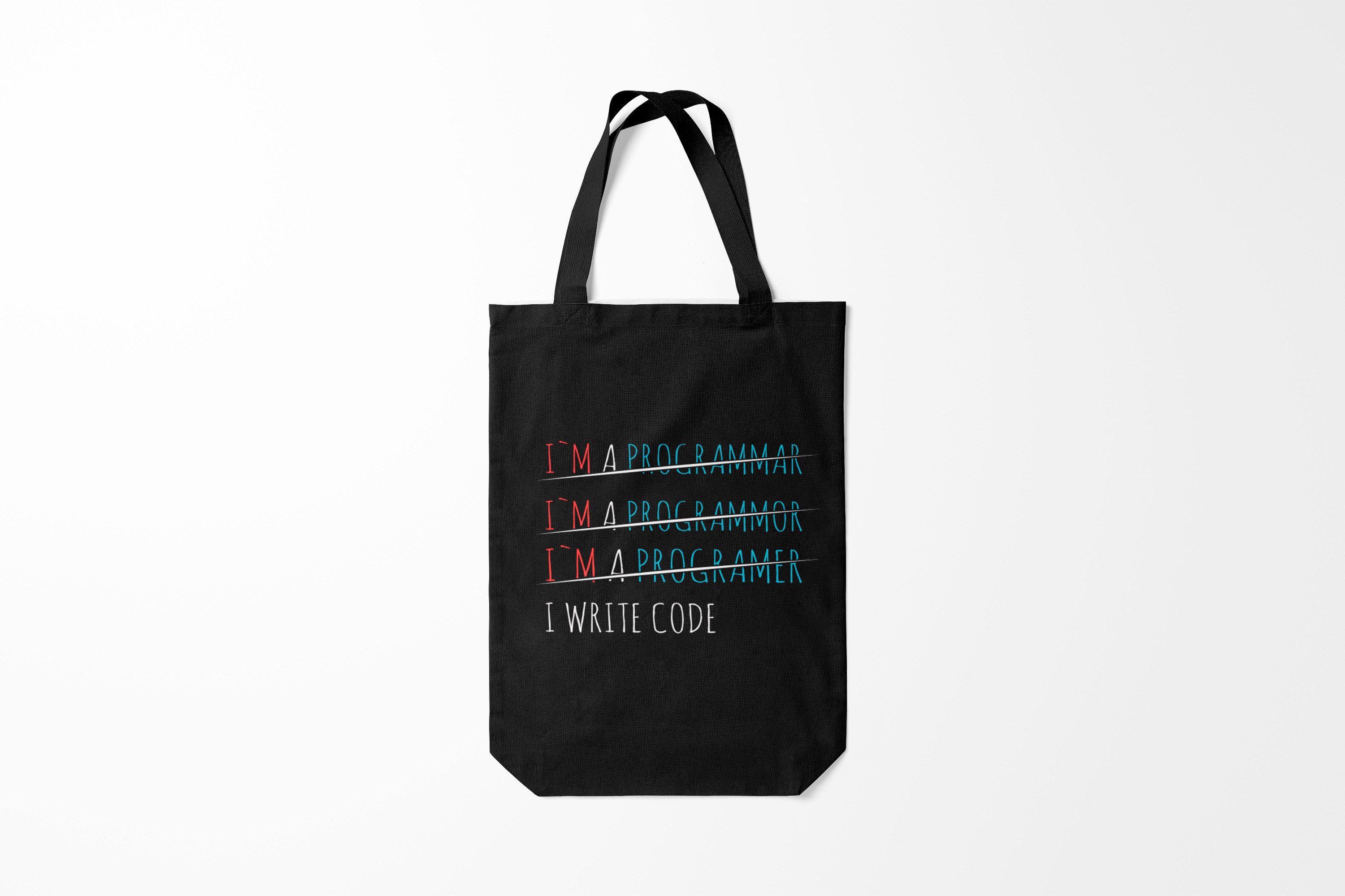 

Сумка шoппер унисекс Burnettie Коллеги I write code, черный, Коллеги I write code