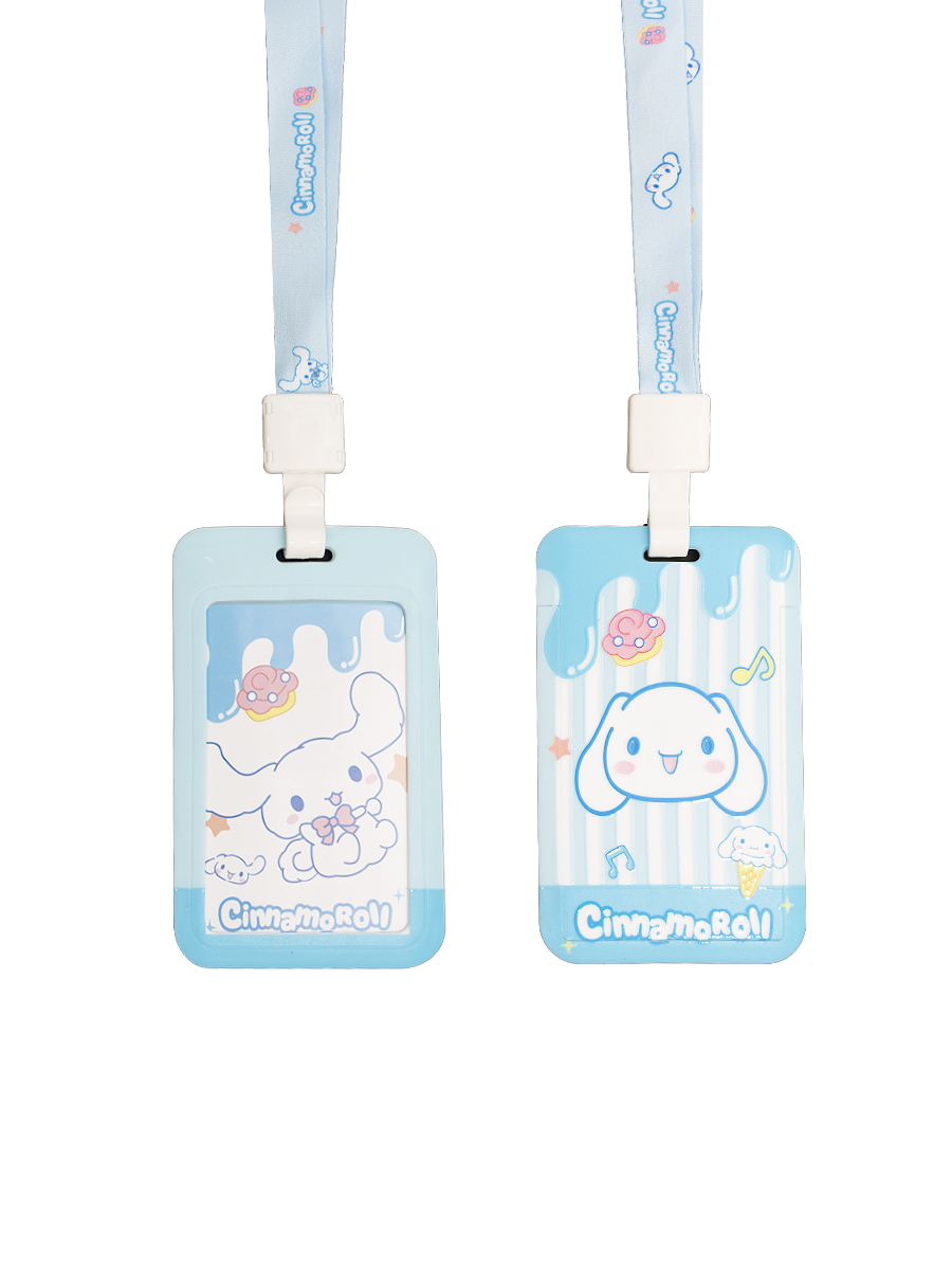 

Бейдж для пропуска и проездного "Cinnamoroll", Голубой, Cinnamoroll