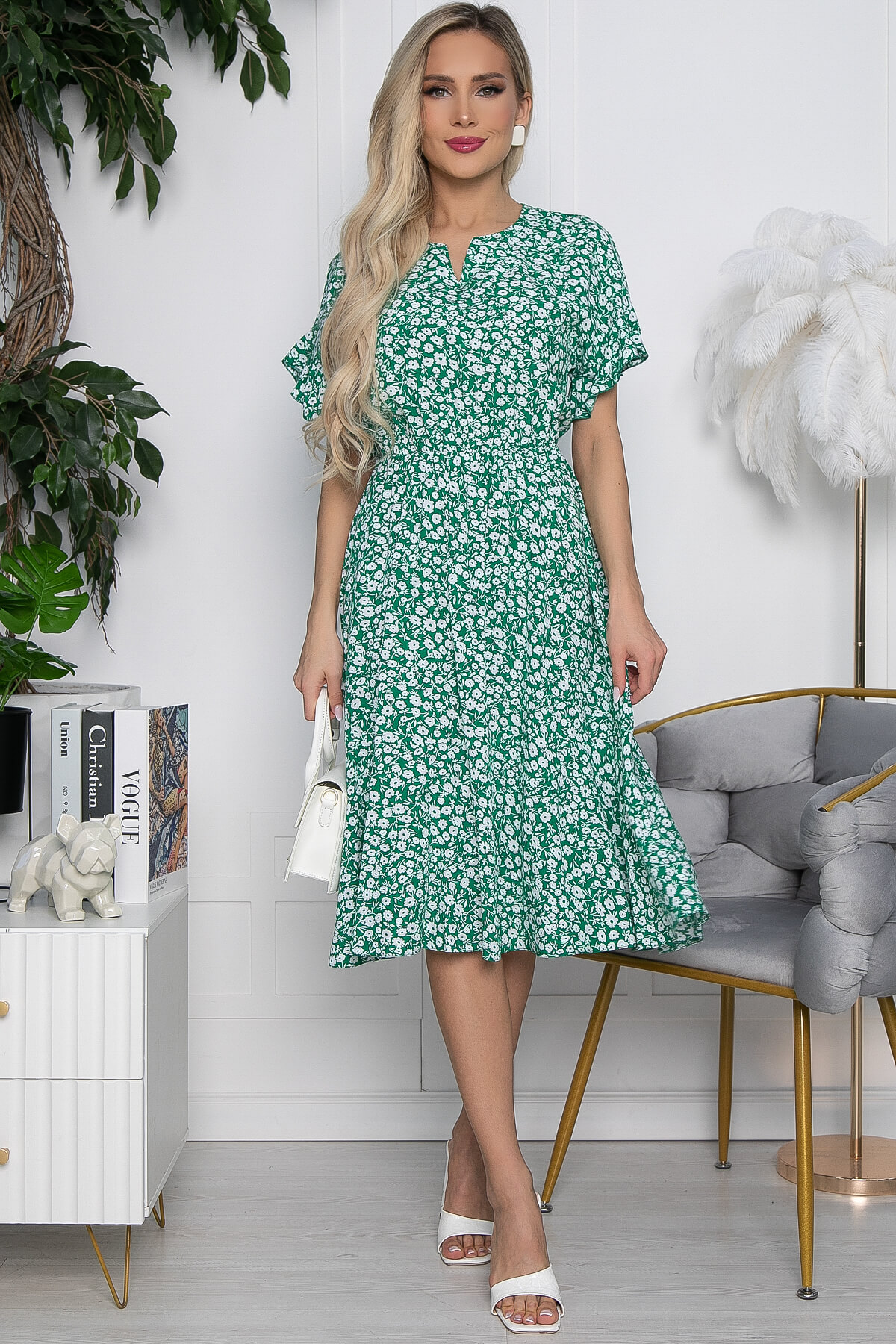 

Платье женское LT Collection Кристи зеленое 52 RU, Зеленый, Кристи