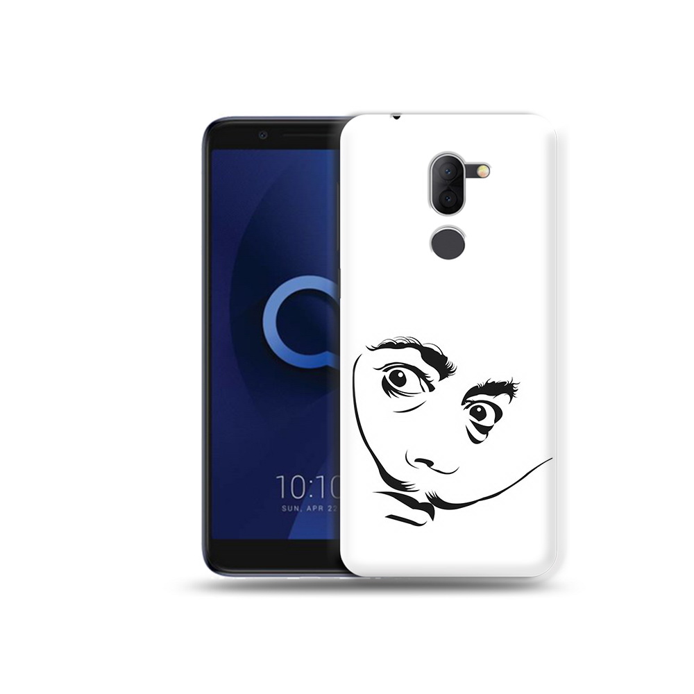 

Чехол MyPads Tocco для Alcatel 3X мужчина с длинными усами (PT112114.674.487), Прозрачный, Tocco