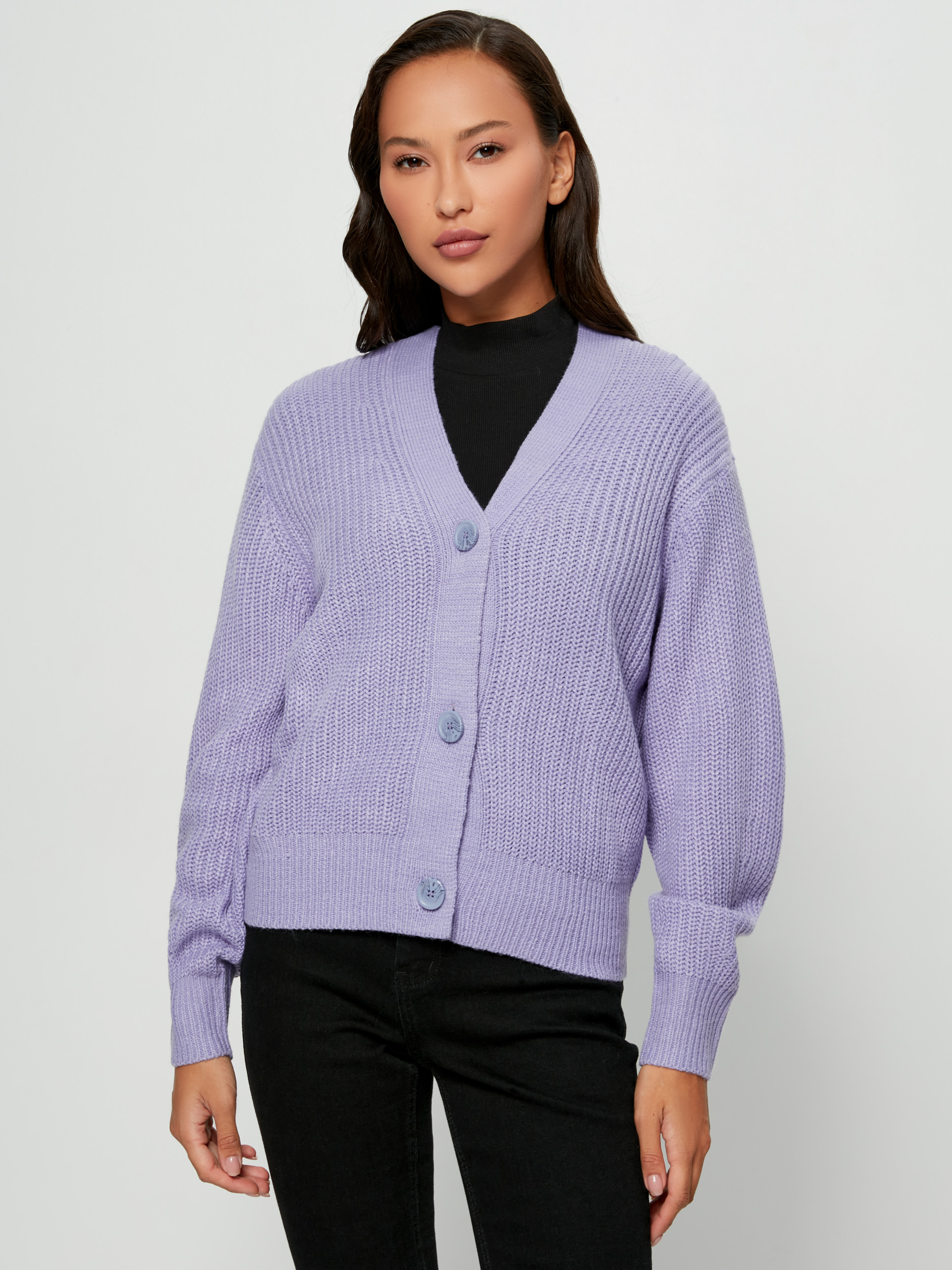 

Кардиган женский ZARINA 2368628828-87 фиолетовый L, 2368628828-87