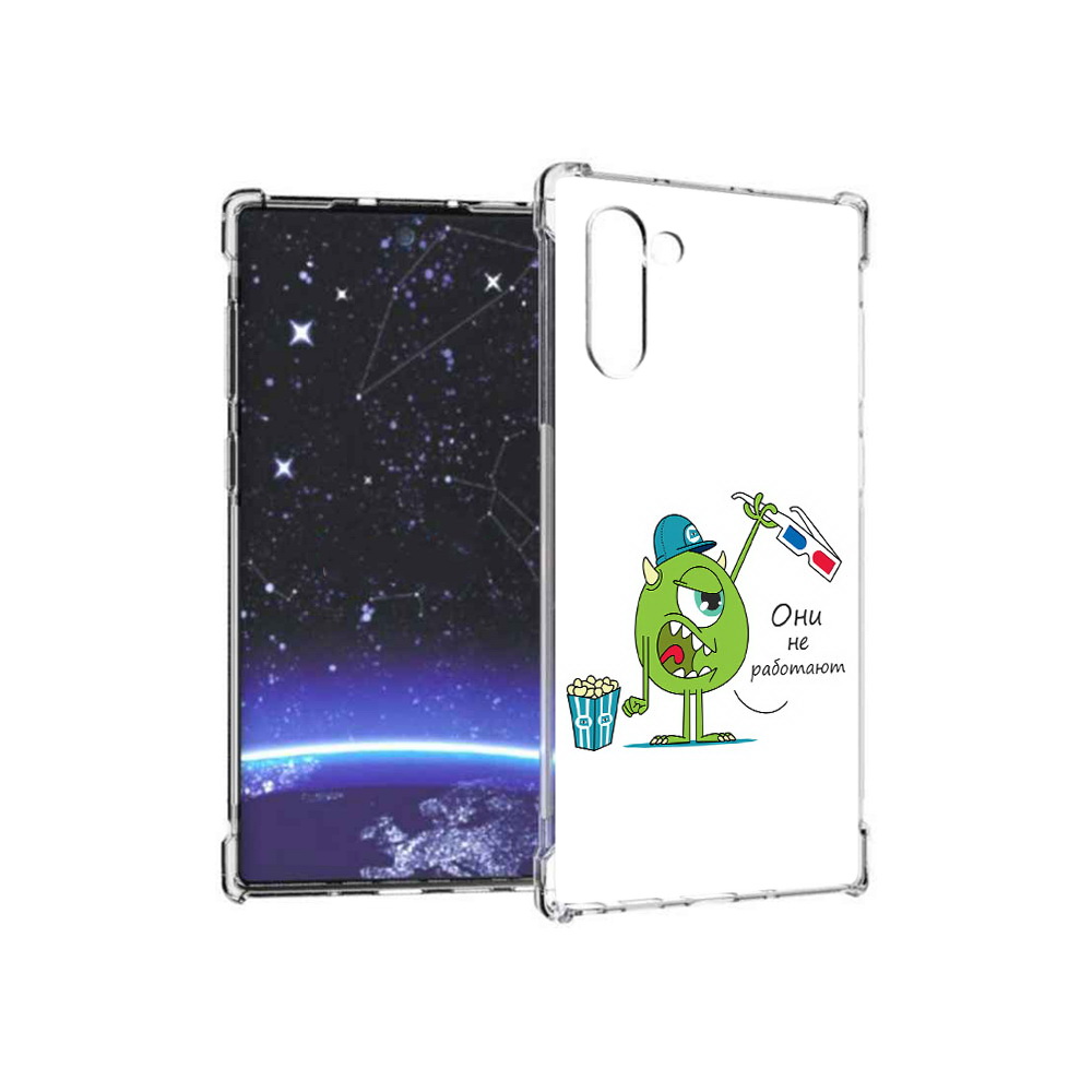

Чехол MyPads Tocco для Samsung Galaxy Note 10 Очки не работают (PT135782.511.129), Прозрачный, Tocco