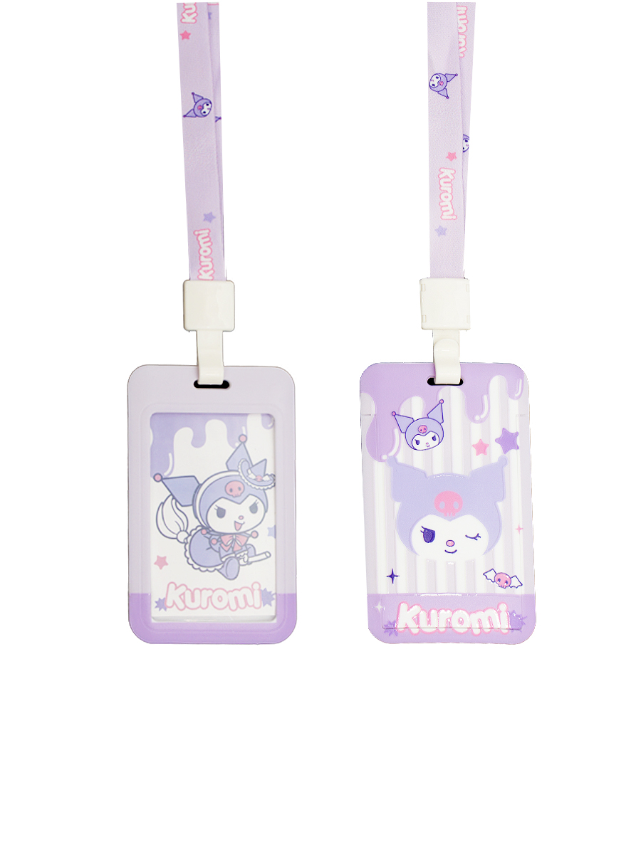 

Бейдж для пропуска и проездного "Kuromi", Фиолетовый, Kuromi