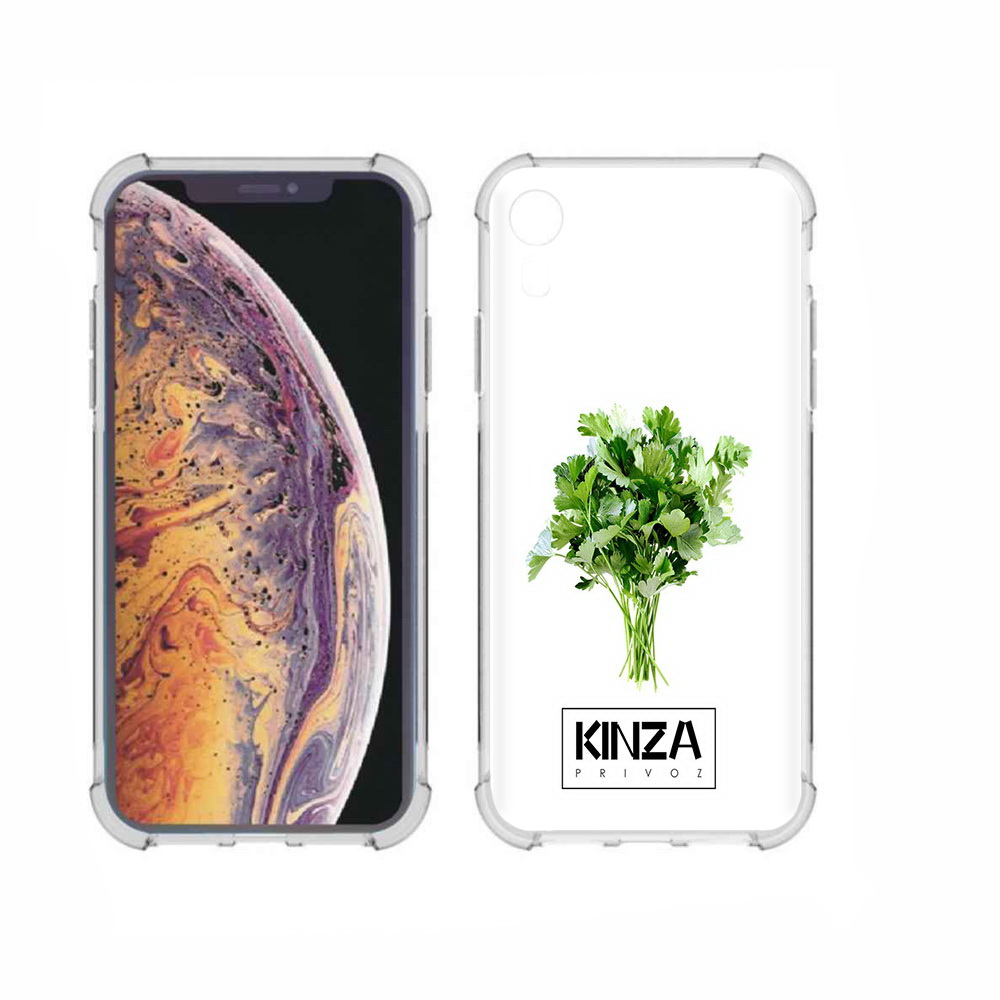 

Чехол MyPads Tocco для Apple iPhone XR Бренд Кинза, Прозрачный, Tocco
