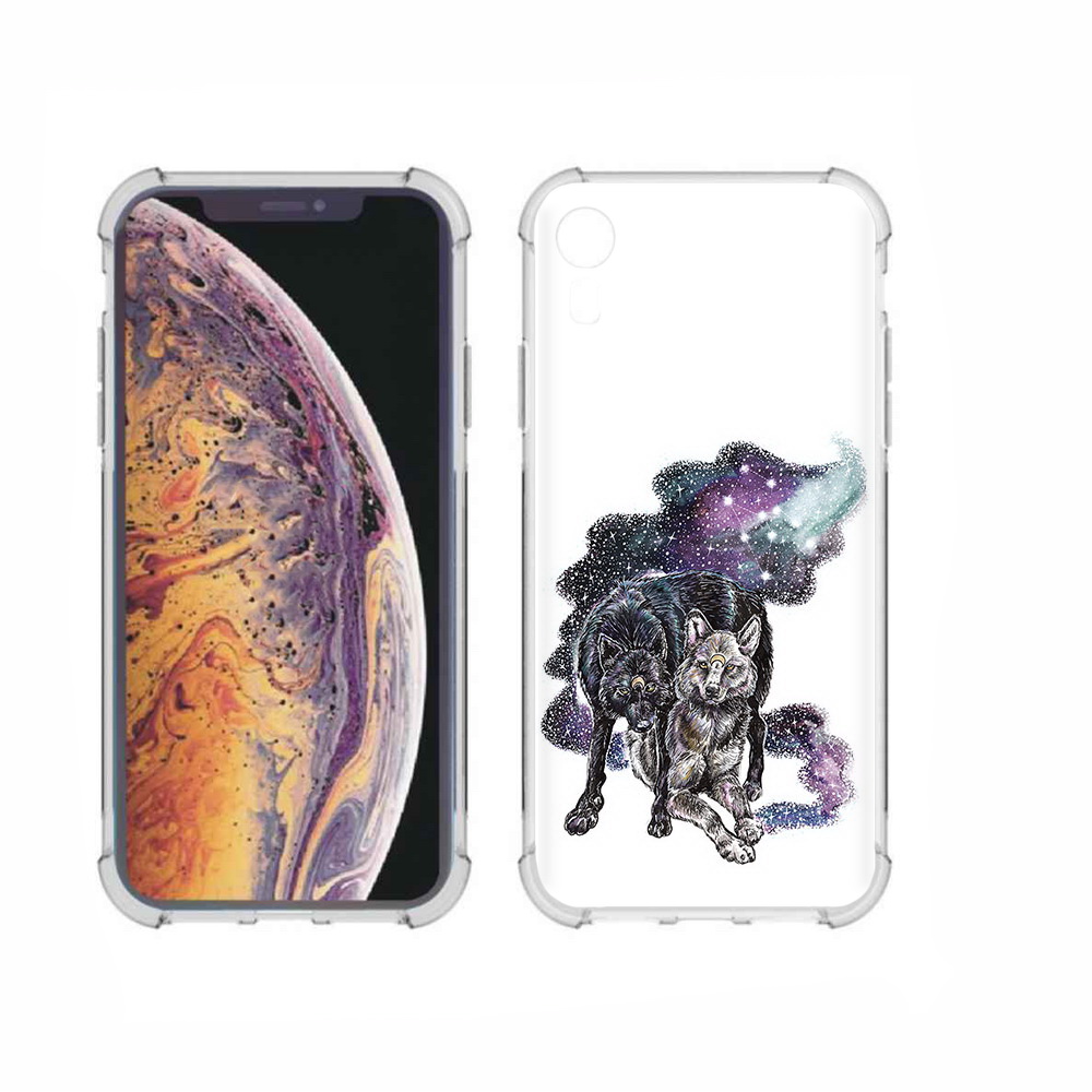 

Чехол MyPads Tocco для Apple iPhone XR звездные волки, Прозрачный, Tocco
