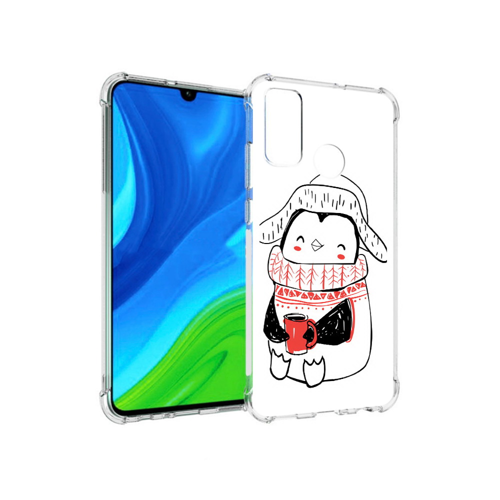 

Чехол MyPads Tocco для Huawei P Smart (2020) Милый пингвин, Прозрачный, Tocco