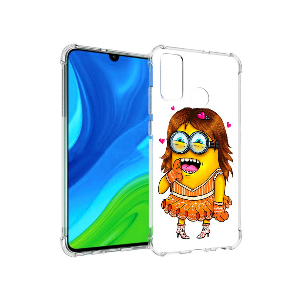 

Чехол MyPads Tocco для Huawei P Smart (2020) Миньон девочка, Прозрачный, Tocco