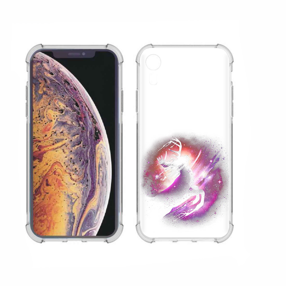

Чехол MyPads Tocco для Apple iPhone XR звездный олень, Прозрачный, Tocco