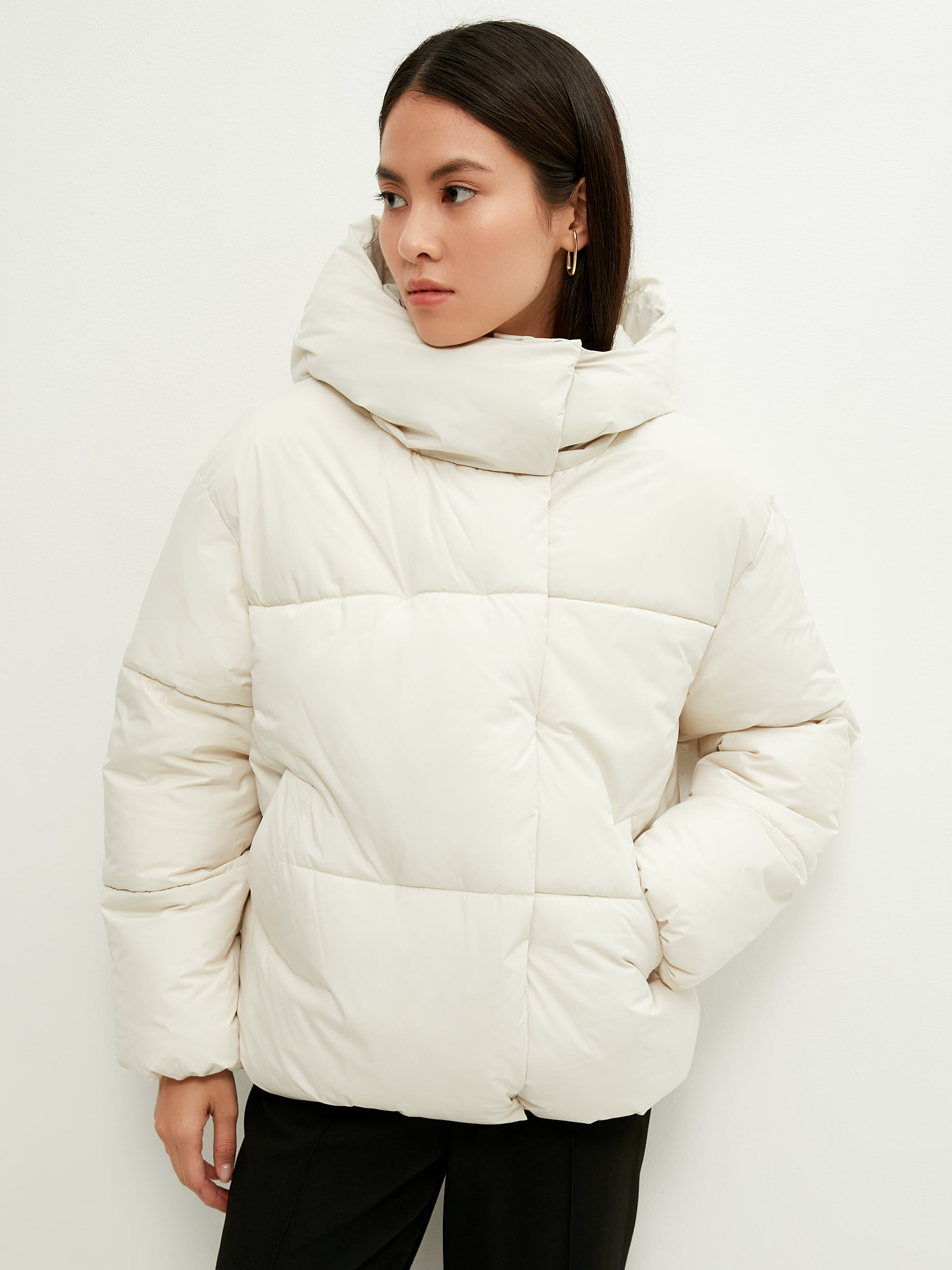 

Куртка женская ZARINA 2369439139-60 белая L, 2369439139-60