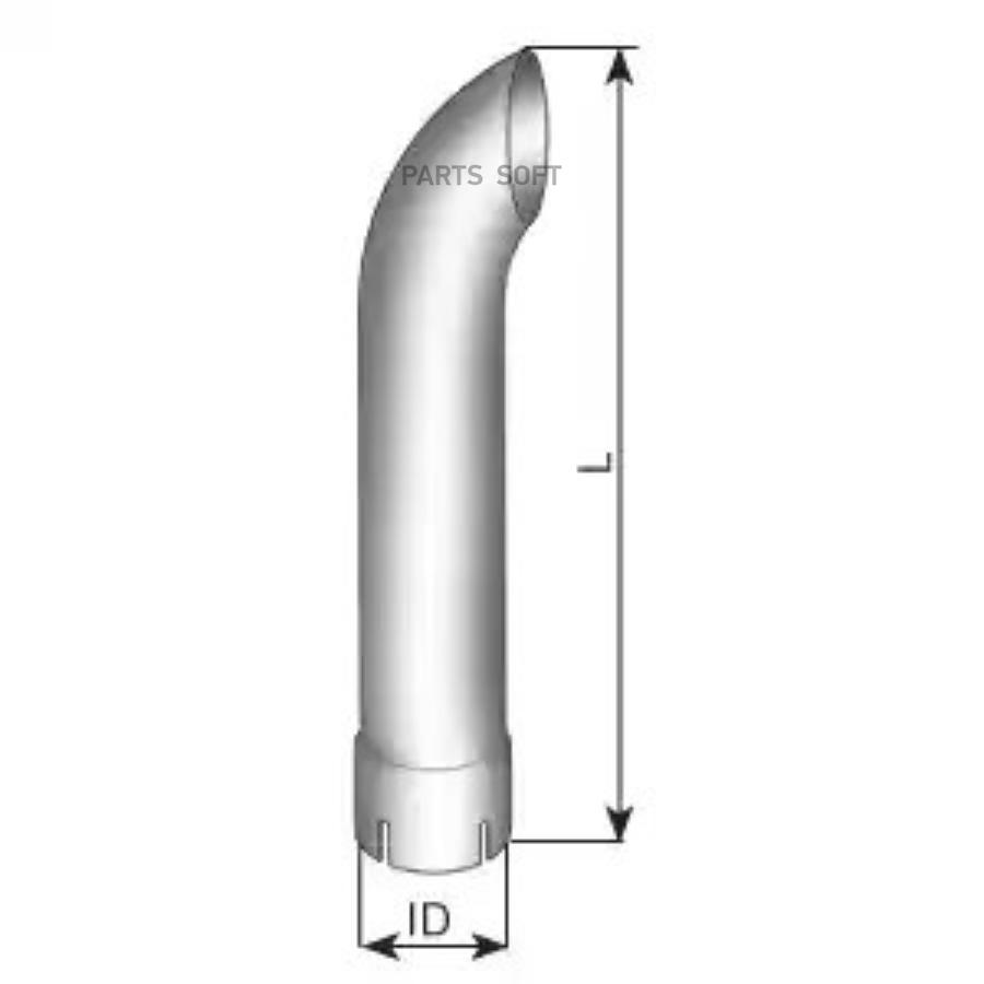 

КОНЕЧНАЯ ТРУБА ID 128,0 MM L=500 MM (ЦИНК)