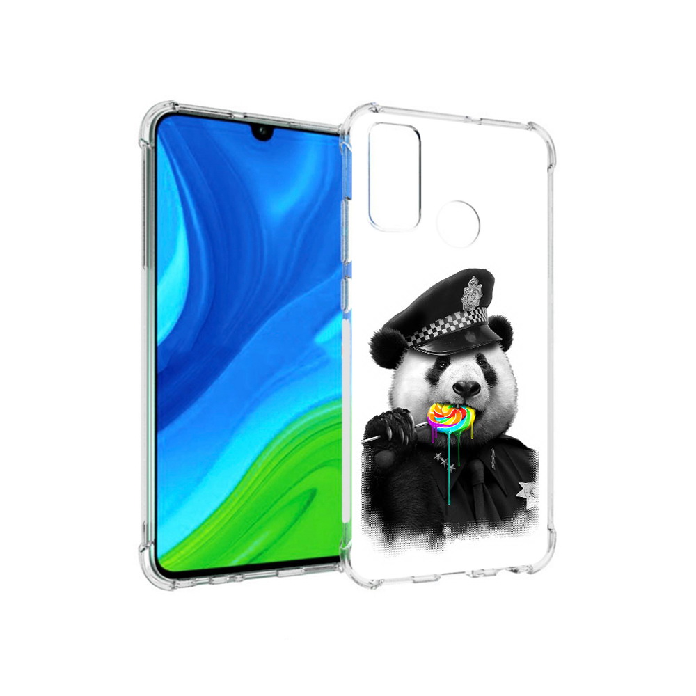 

Чехол MyPads Tocco для Huawei P Smart (2020) Панда полиция, Прозрачный, Tocco