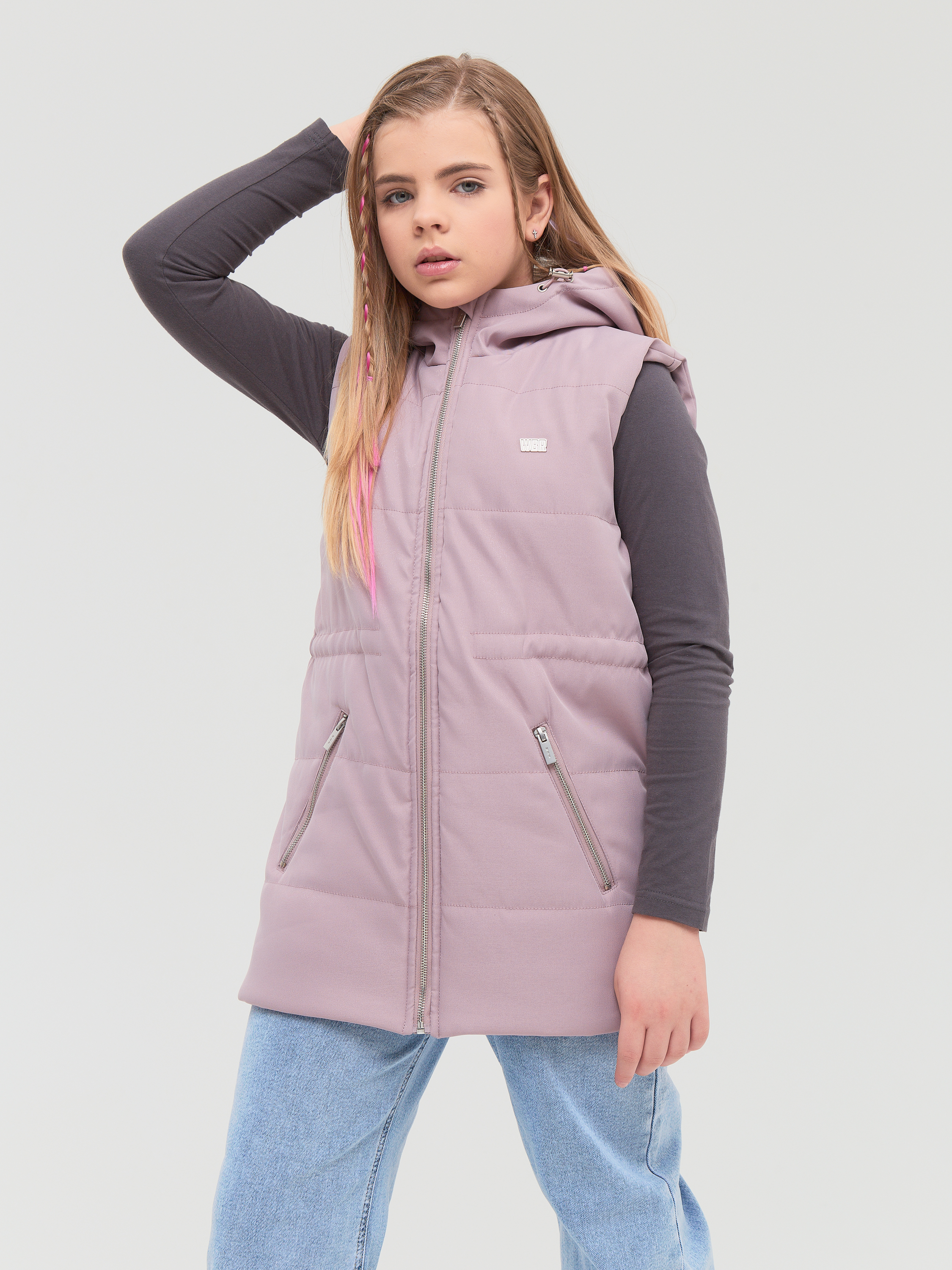 

Жилет детский WBR 67-036, фиолетовый, 164, 67-036