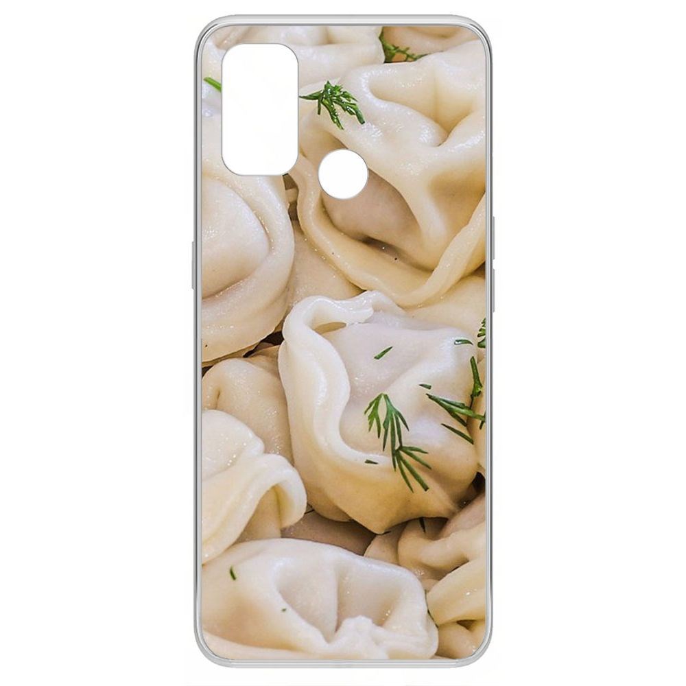 

Чехол-накладка Krutoff Clear Case Пельмешки для Oppo A33 (2020), Прозрачный