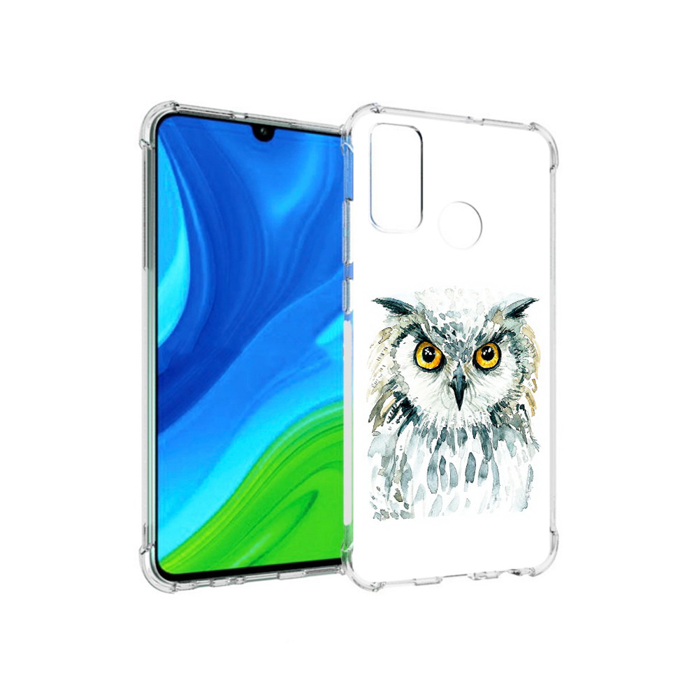

Чехол MyPads Tocco для Huawei P Smart (2020) Серьезная сова, Прозрачный, Tocco