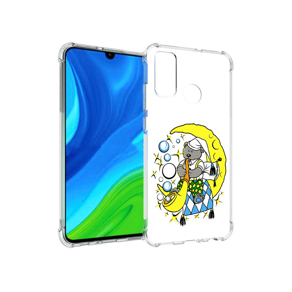 

Чехол MyPads Tocco для Huawei P Smart (2020) Сырная луна, Прозрачный, Tocco