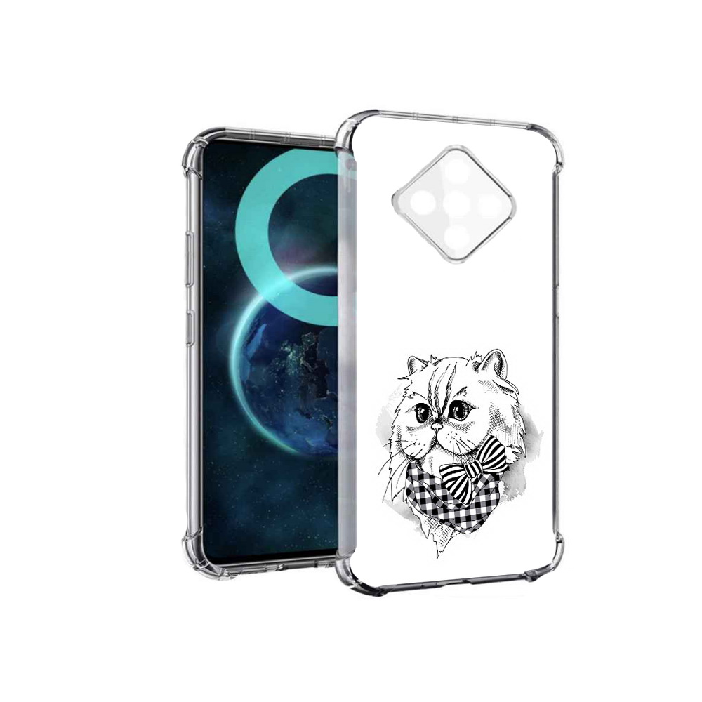 

Чехол MyPads нарисованная красивая кошечка для Infinix Zero 8, Прозрачный, Tocco