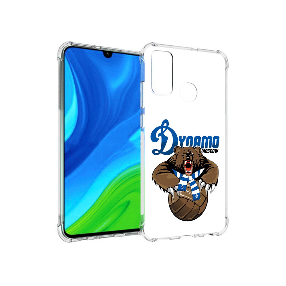 

Чехол MyPads Tocco для Huawei P Smart (2020) ФК Динамо медведь, Прозрачный, Tocco