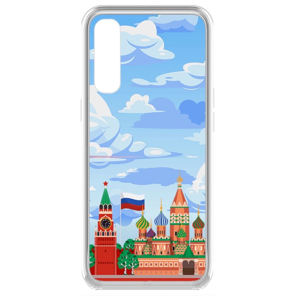 

Чехол-накладка Krutoff Clear Case Красная Площадь для Oppo Reno3 Pro