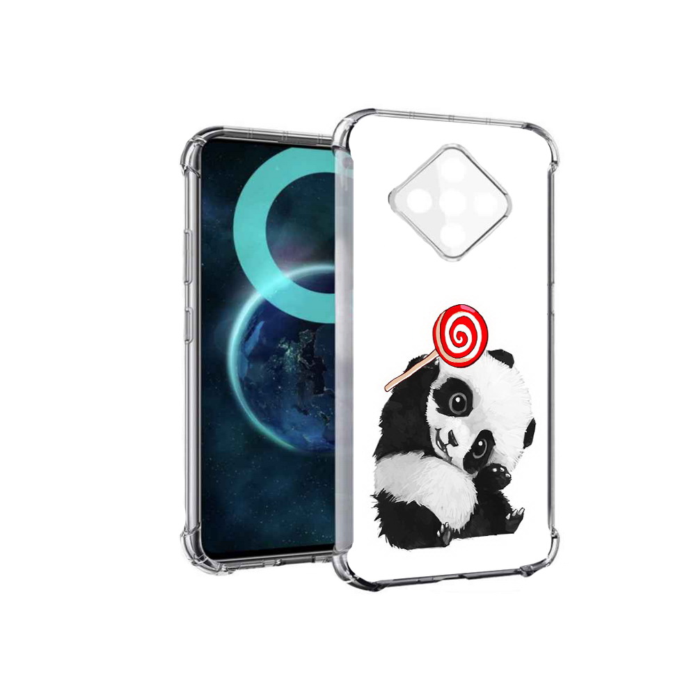 

Чехол MyPads панда с леденцом для Infinix Zero 8, Прозрачный, Tocco