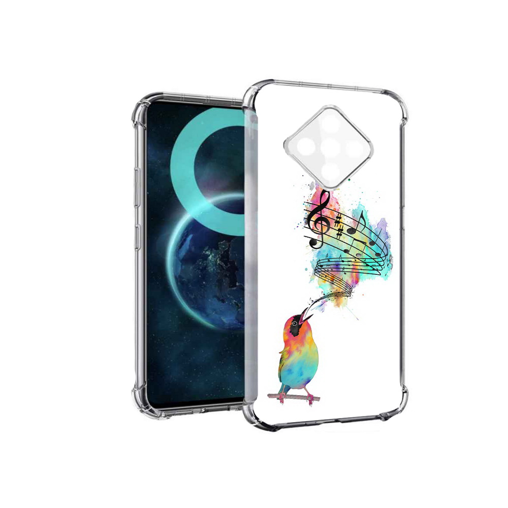 

Чехол MyPads певчая птичка для Infinix Zero 8, Прозрачный, Tocco
